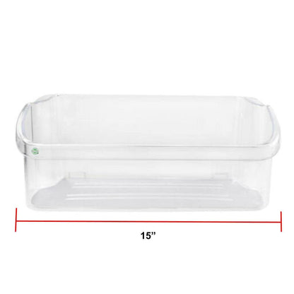 GLOB PRO SOLUTIONS 240324510 844402 240324511 240324513 240324514 CKD2641 Refrigerator Gallon Door Shelf Bin 15" Length Approx. Replacement for and Compatible with Frigidaire Kenmore Heavy Duty