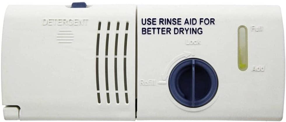 GLOB PRO SOLUTIONS W10224428 CK900201 Diswasher Detergent & Rinse Aid Dispenser Replacement for and compatible with Kenmore Crosley Whirlpool Estate Heavy DUTY