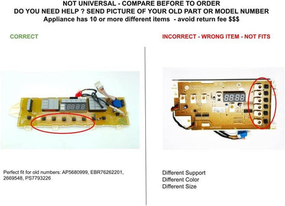 GLOB PRO SOLUTIONS AP5680999 PS7793226 EAP7793226 CKD2837 Control Board Replacement for and compatible with LG Heavy DUTY