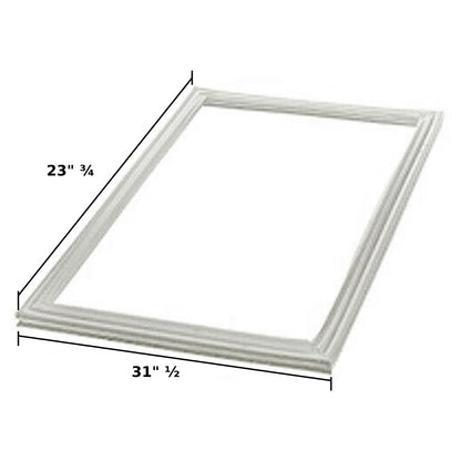 GlobPro WR24X0541 300859 Freezer Door Gasket only for 23" ¾ X 31" ½ Replacement for and compatible with General Electric Heavy DUTY