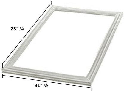 GlobPro WR24X541 Freezer Door Gasket only for 23" ¾ X 31" ½ Replacement for and compatible with General Electric Heavy DUTY