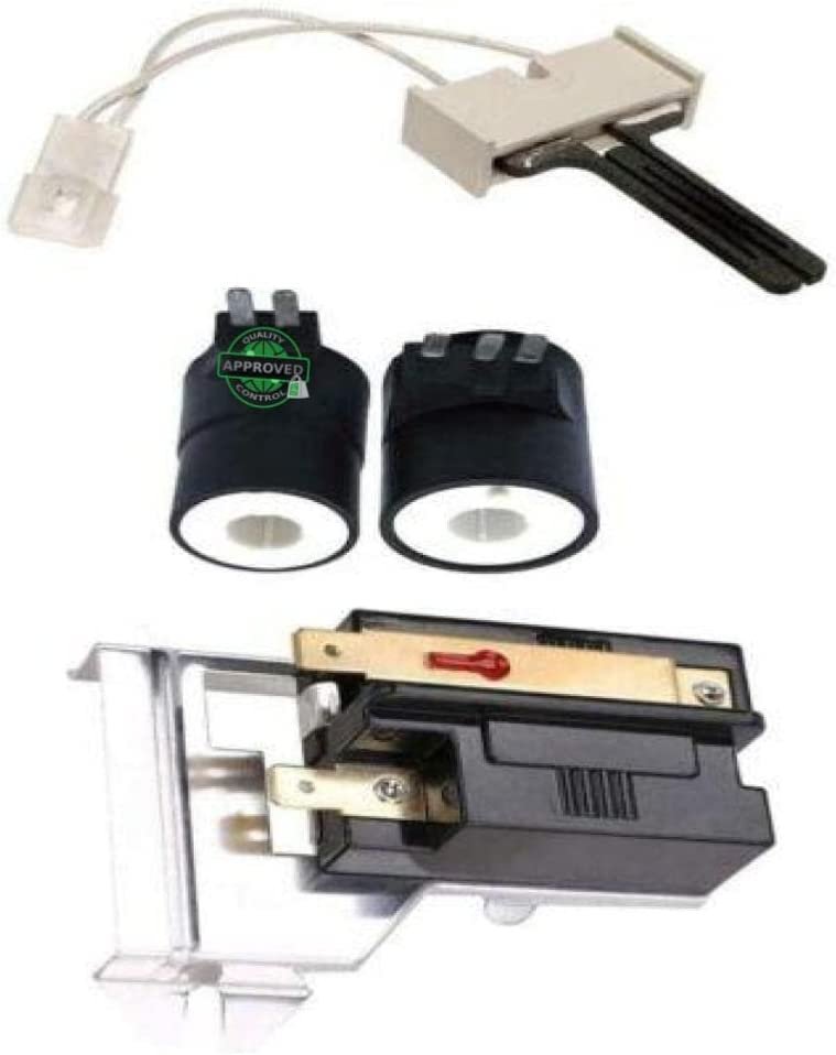 GLOB PRO SOLUTIONS CK900303-KIT CKD3247 Gas Dryer 279311 Ignitor, 279834 Gas Coils 338906 Flame Sensor