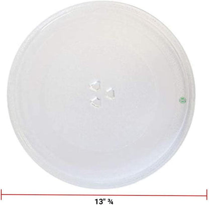 GLOB PRO SOLUTIONS WB49X10114 1167732 WB49X10205 CKD1954 Microwave Glass Tray 13" ¾ Length Approx. Replacement for and Compatible with General Electric Heavy Duty
