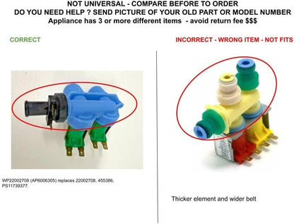 GLOB PRO SOLUTIONS 22002708 455386 CKD3917 Water Inlet Valve