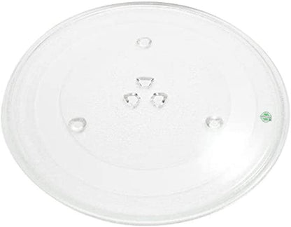 GLOB PRO SOLUTIONS WB49X10176 CKD1952 Microwave Glass Tray 13" ¾ Length Approx. Replacement for and Compatible with General Electric Heavy Duty