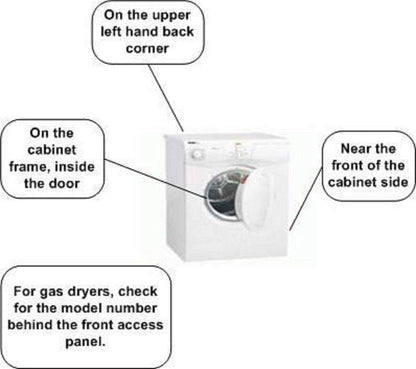 ReplacementParts - Dryer Door Latch Catch PS3522843 AP4437430 4027EL1001A