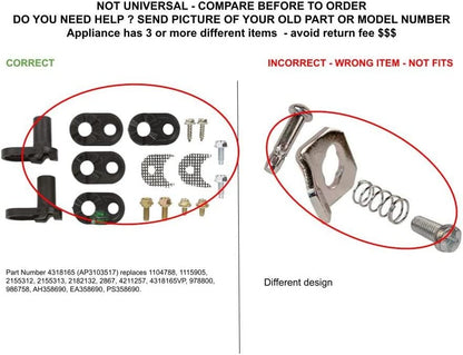 GLOB PRO SOLUTIONS 4318165 CKD5671 Door Closing Cam Kit