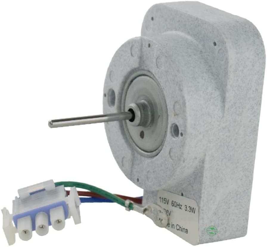 GLOB PRO SOLUTIONS WR60X10138 WR60X10141 WR60X10346 WR60X23584 CKD1886 Refrigerator Evaporator Fan Motor 3" ¼ Length Approx. Replacement for and compatible with GE Hotpoint Americana Heavy DUTY