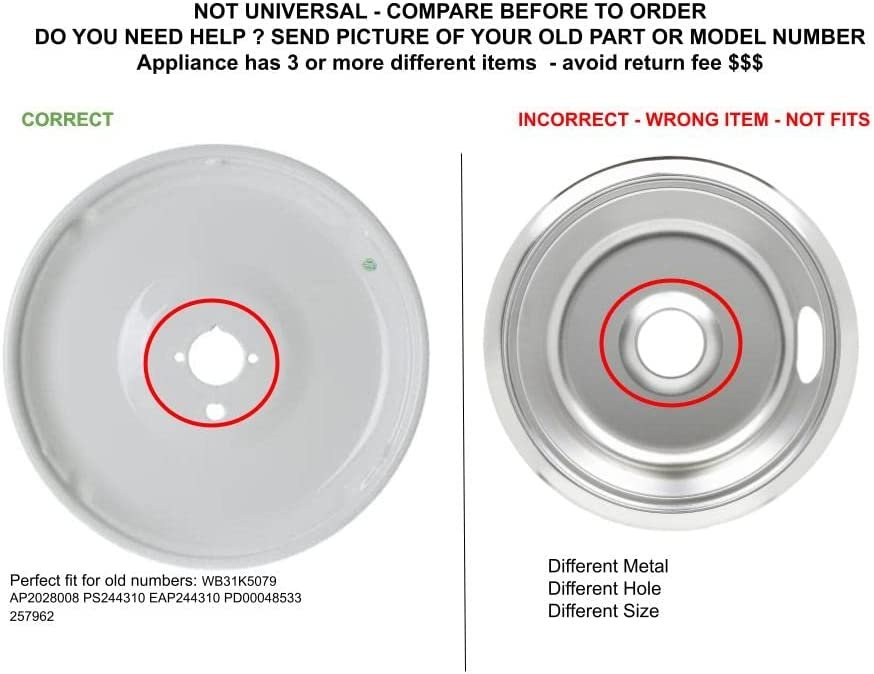 GLOB PRO SOLUTIONS 257962 CKD4732 Burner Drip Bowl