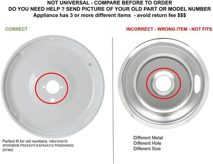 GLOB PRO SOLUTIONS 257962 CKD4732 Burner Drip Bowl
