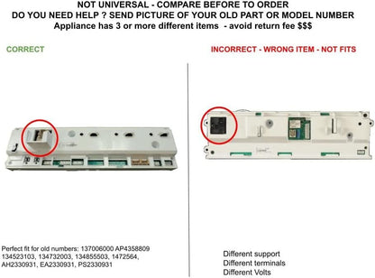 GLOB PRO SOLUTIONS 134523103 1472564 134732003 134855503 CKD3816 Main Control Board