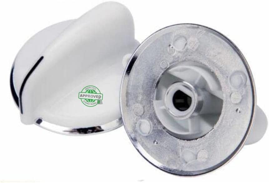 GLOB PRO SOLUTIONS 175D3296P001 3280609 WE01X20432 WH01X10307 WH01X10460 CKD2736 Control Knob compatible with GE, Hotpoint,