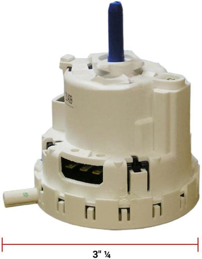 GLOB PRO SOLUTIONS W10339326 CKD2364 Washer Water Level Pressure Switch 3" ¼ Length Approx. Replacement for and compatible with Whirlpool Kenmore KitchenAid Heavy DUTY