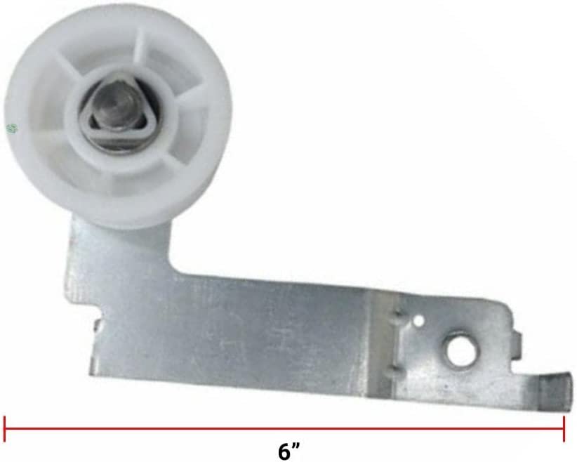 GLOB PRO SOLUTIONS 35001098 35001098 35001276 35001276 CKD2421 Dryer Idler Wheel Assembly 6" Length Approx. Replacement for and compatible with Maytag Samsung Amana Heavy DUTY