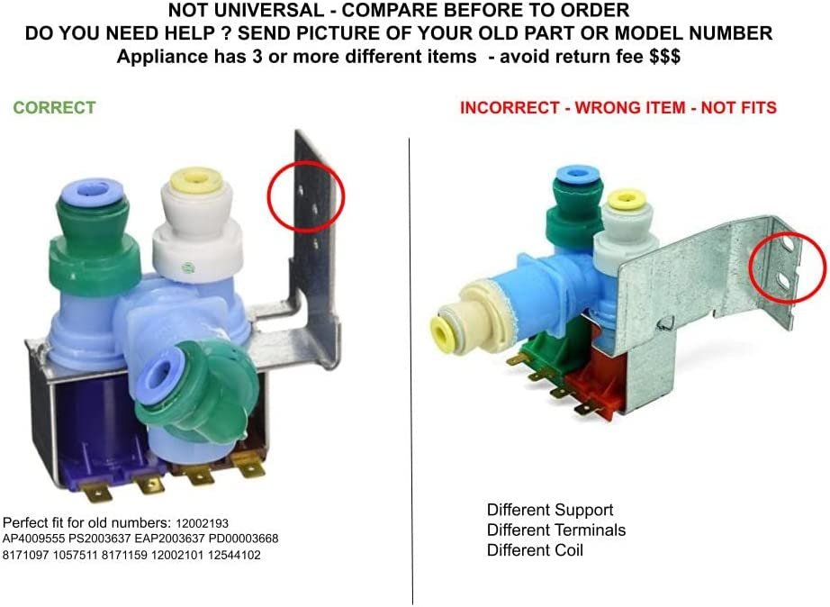 GLOB PRO SOLUTIONS 12002193 CKD4619 Water Inlet Valve