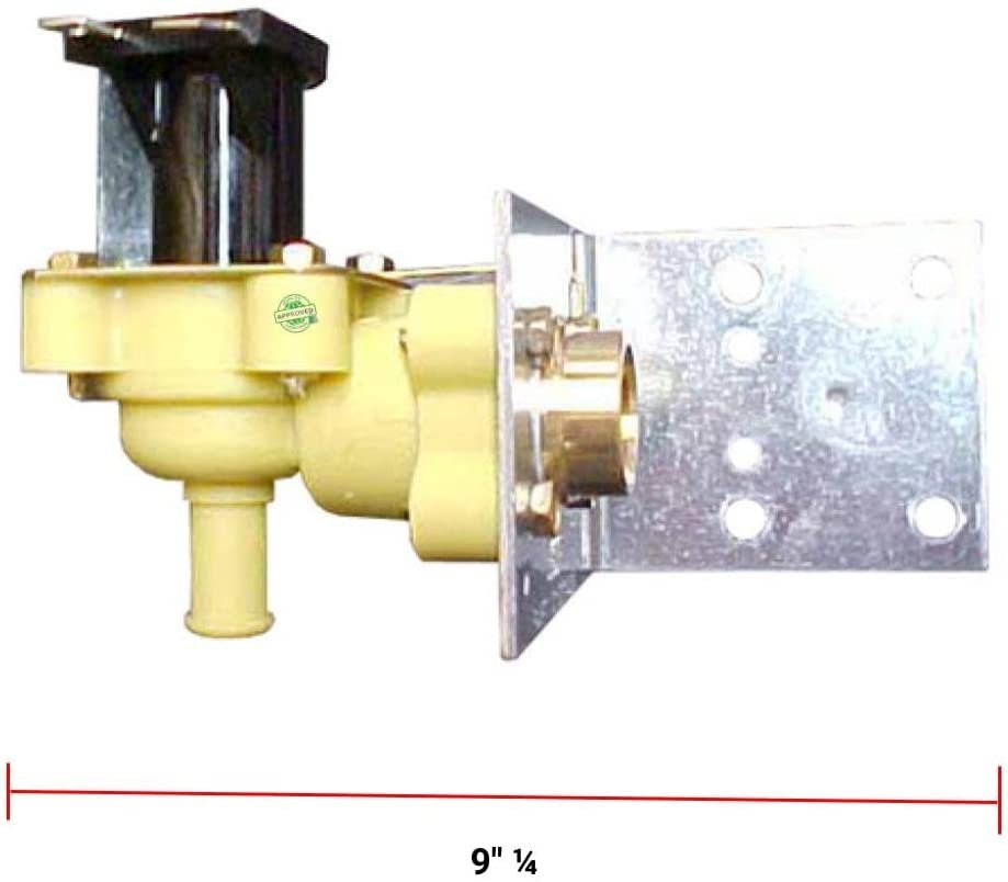 GLOB PRO SOLUTIONS 12019 2682 3369074 3369868 CKD1865 Diswasher Water Inlet Valve 5" ¼ Length Approx. Replacement for and compatible with Whirlpool Roper Kenmore Heavy DUTY