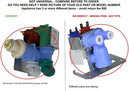 GLOB PRO SOLUTIONS WPW10210603 CKD5227 Water Inlet Valve