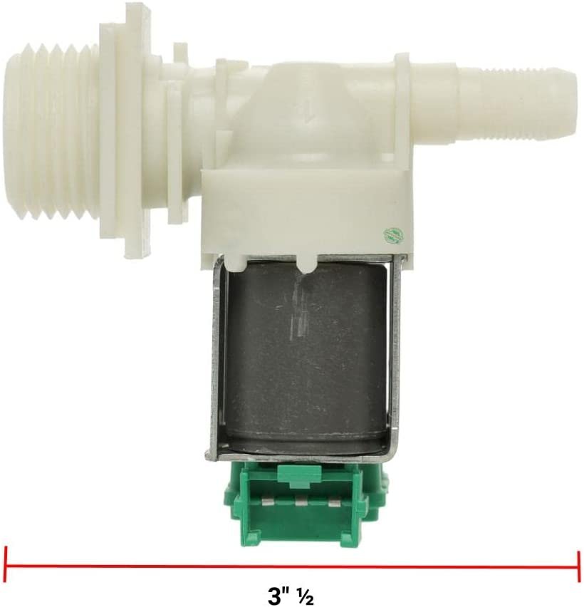 GLOB PRO SOLUTIONS 422244 1105556 CKD2570 Washer Water Inlet Valve 3" ½ Length Approx. Replacement for and compatible with Bosch Heavy DUTY
