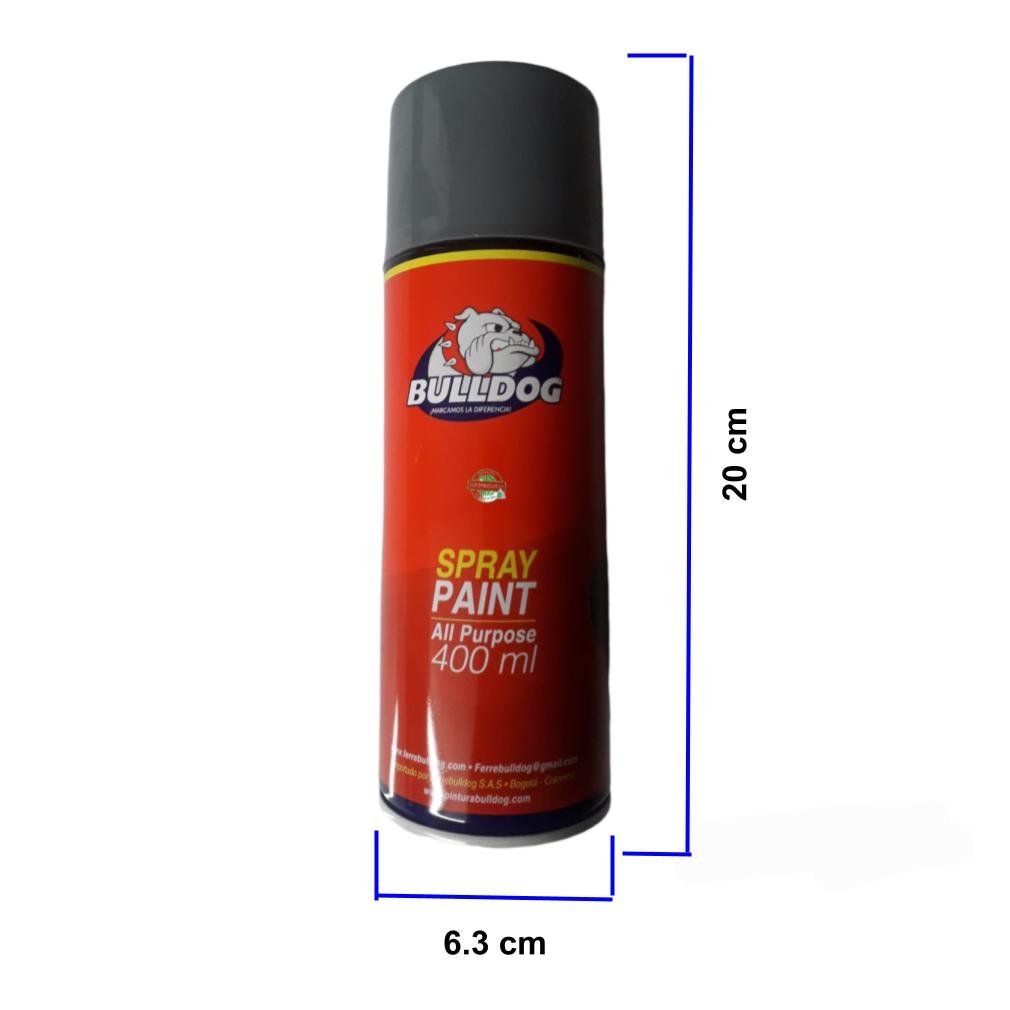 Buldogs Pintura Spray Gris CKD2568
