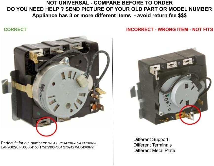 GLOB PRO SOLUTIONS AP2042894 PS268298 EAP268298 PD00064150 CKD4579 Timer