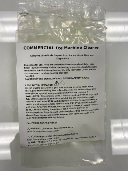Replacement U-LINE Ice Machine Cleaner 6 Packet per BOX Fit 37050