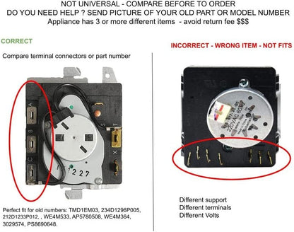 GLOB PRO SOLUTIONS 234D1296P005 3029574 TMD1EM03 WE4M364 CKD6063 Timer