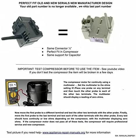 CKD901 Compatible with Embraco Fridge Compresor Relay Start