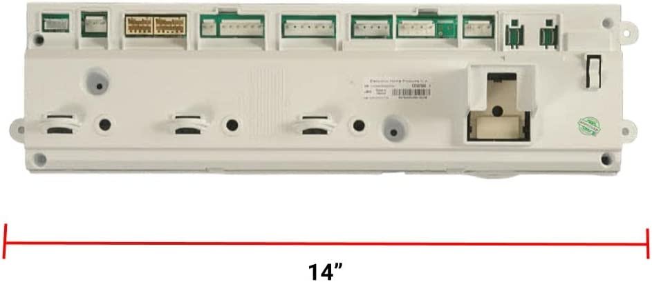 GLOB PRO SOLUTIONS 137007000 134556600 134556603 134855600 CKD2607 Washer Control Board 14" Length Approx. Replacement for and compatible with Frigidaire Heavy DUTY