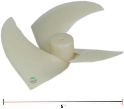 GlobPro DA31-00010C DA31-00010F DA31-00015A Fridge Fan Blade 5" length Apporx. Replacement for and compatible with Samsung Heavy DUTY