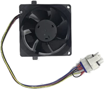 GlobPro WR60X24303 WR60X26030 WR60X26033 Fridge Evaporator Fan Motor 3" ½ length Approx. Replacement for and compatible with GE Heavy DUTY