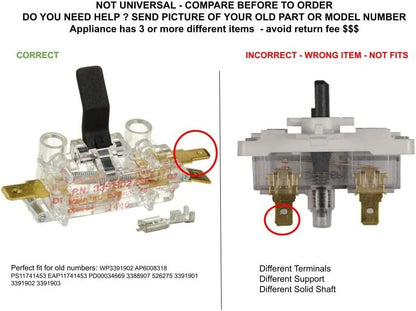 GLOB PRO SOLUTIONS AP6008318 PS11741453 EAP11741453 PD00034669 CKD4544 Door Switch