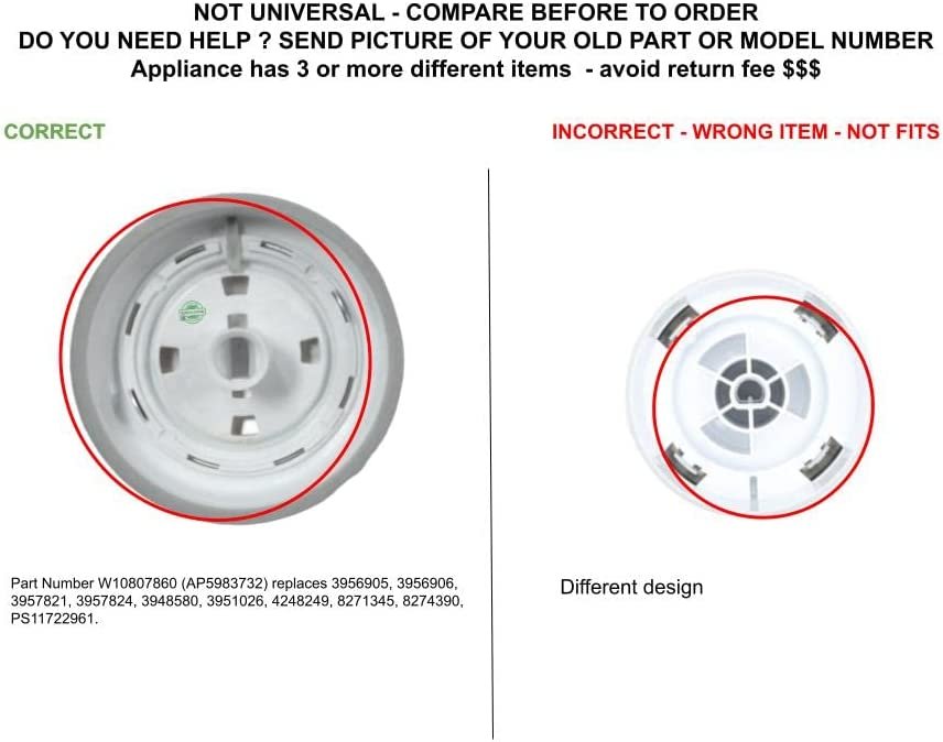 GLOB PRO SOLUTIONS W10807860 CKD5743 Timer Knob
