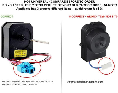 GLOB PRO SOLUTIONS AP4437343 PS3523329 EAP3523329 PD00005873 CKD3943 Condenser Fan Motor