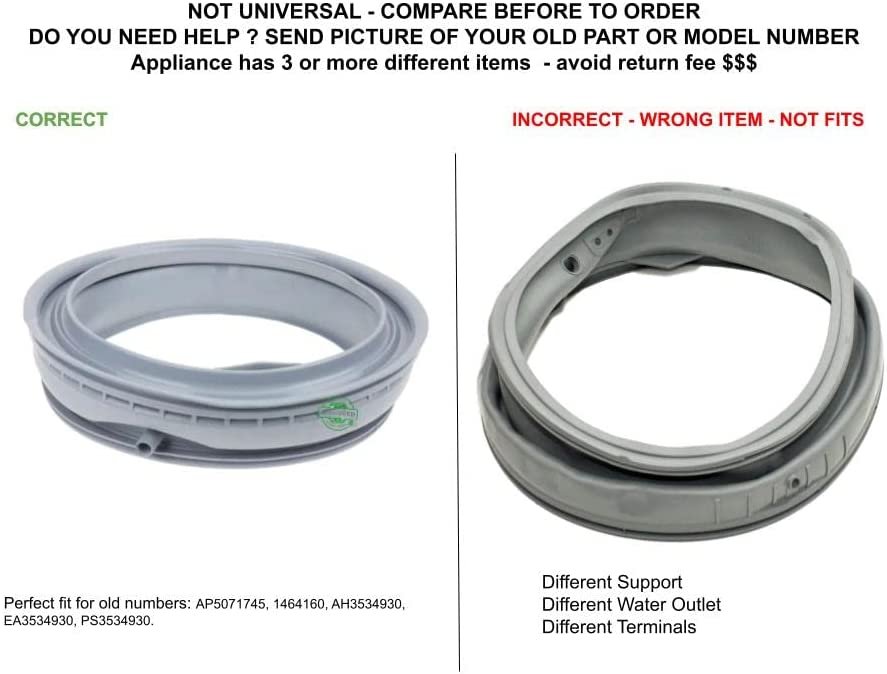 GLOB PRO SOLUTIONS AP5950622 PS10058128 EAP10058128 PD00025123 CKD4805 Door Boot Seal