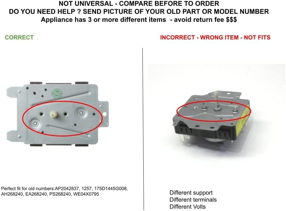 GLOB PRO SOLUTIONS AP2042837 PS268240 EAP268240 PD00062915 CKD3112 Timer