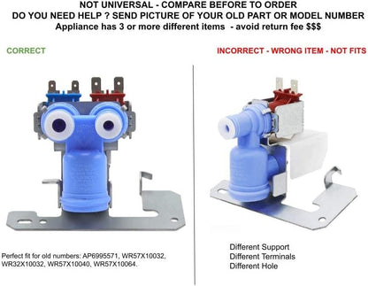 GLOB PRO SOLUTIONS AP6995571 PD00063637 CKD4874 Water Inlet Valve