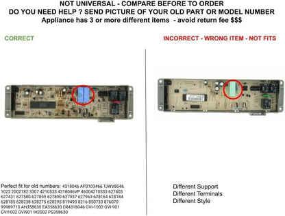 GLOB PRO SOLUTIONS AP6013336 PS11746562 CKD4304 Electronic Control Board