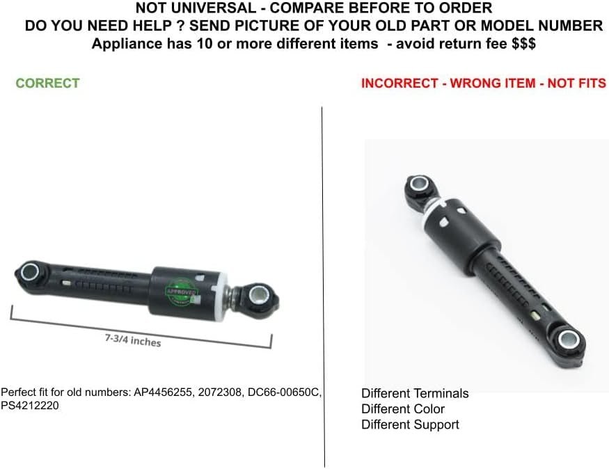 GLOB PRO SOLUTIONS DC66-00470B CKD2725 Rear Shock Dampening Device