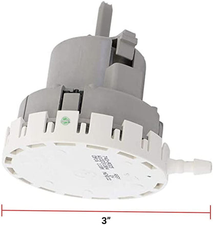 GLOB PRO SOLUTIONS W10335056 CKD1803 Washer Pressure Switch 3" length Approx. Replacement for and compatible with Whirlpool Estate Roper Kenmore Heavy DUTY