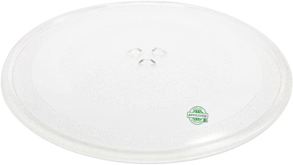 GLOB PRO SOLUTIONS 3390W1A019C 1206418 3390W1A019B CKD2760 Glass Tray Compatible with Amana, GE, Kenmore LG