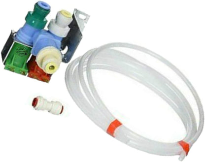 GlobPro W10408179 Frid Water Inlet Valve 2 Coils - 4" ¼ length Approx. Replacement for and compatible with Whirlpool KitchenAid Kenmore Maytag Heavy DUTY
