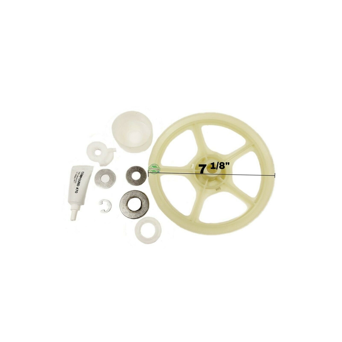 Glob Pro 1042142-12001797-12002213V Thrust Bearing Kit 7"1/8 Diameter
