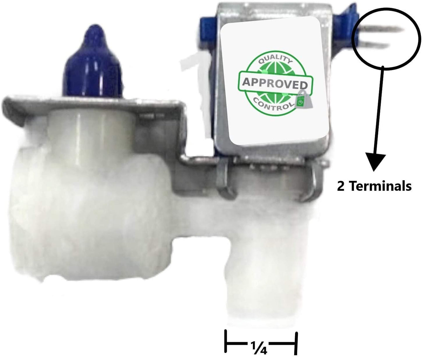 GlobPro AP6050699 Frid Input and out water ¼ inches, 2 terminal ¼ electrical connectors Replacement for and compatible with U-Line Heavy DUTY