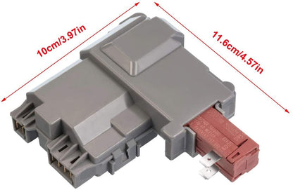 0131763202 Washing Machine Door Lock Switch Compatible with Frigidaire Kenmore 131763255 131763256 131763202 131269400 131763200 131763245 AP4455026 with with 131763310 Striker by Swess