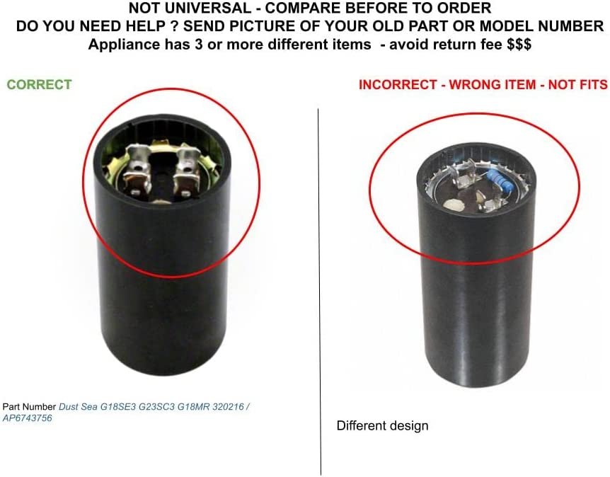GLOB PRO SOLUTIONS AP6743756 CKD5386 Capacitor 216-259 MFD