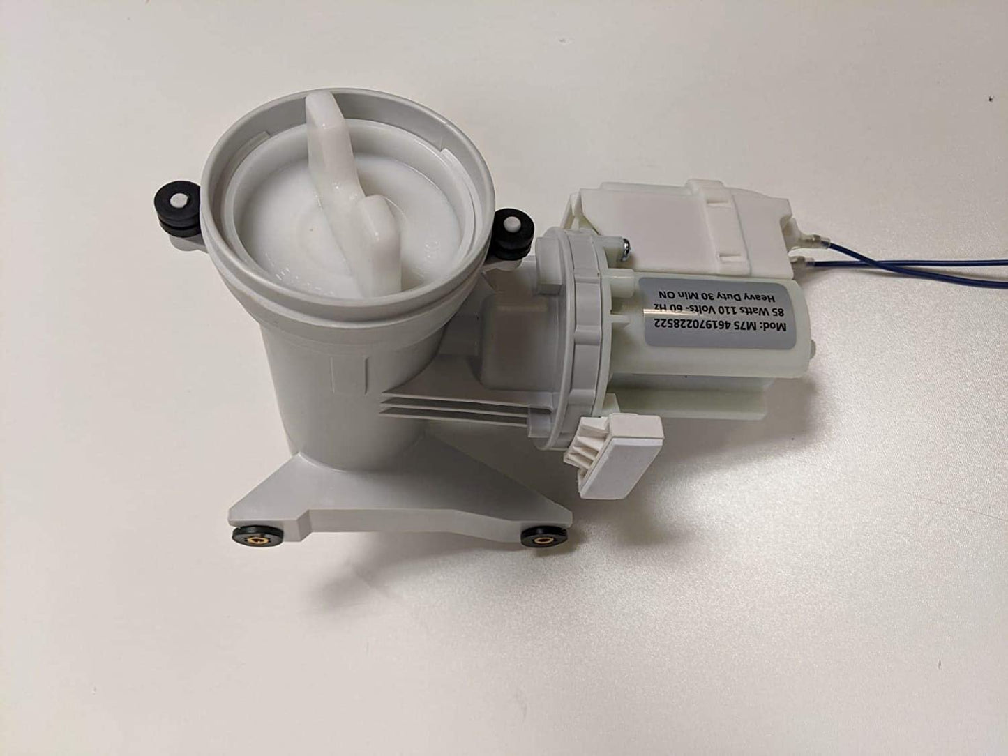 Global Solutions EAP1766031 Drain Pump Assembly Wl for Whirlpool Washer 1394137, AH1766031, EA1766031, PS1766031, WH23X10026, WH23X10037.