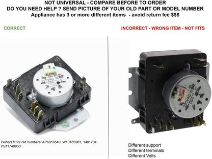 GLOB PRO SOLUTIONS W10185981 1481704 CKD3055 Timer