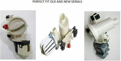 GLOB PRO SOLUTIONS 8181684 CKD2066 Washer Pump Motor Ken. Elite HE3T HE4T HE5T - Incl 4 blades Impeller Replacement for and compatible with Whirlpool Kenmore KitchenAid Heavy DUTY