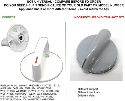 GLOB PRO SOLUTIONS AP2044893 PS271094 EAP271094 PD00000996 CKD6992 Knob and Clip Assembly