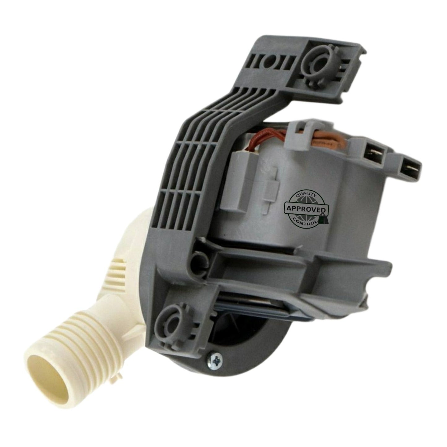 GlobPro WPW10581874 Washer Water Drain Pump 7" length Approx. Replacement for and compatible with Maytag Whirlpool Kenmore Heavy DUTY